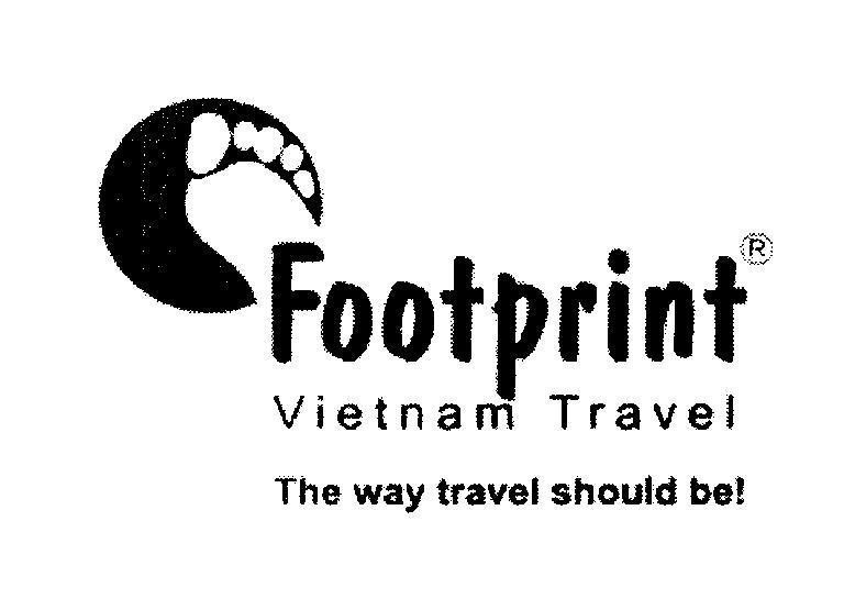 Mẫu nhãn hiệu Footprint Vietnam Travel The way travel should be!