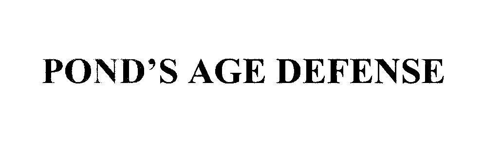 Mẫu nhãn hiệu POND'S AGE DEFENSE