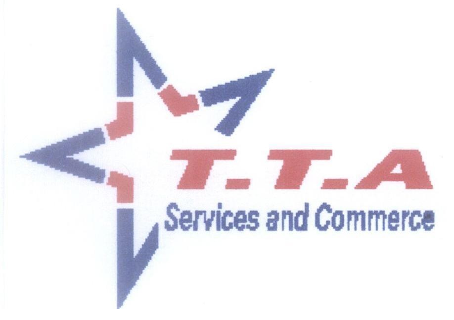 Mẫu nhãn hiệu T-T- A Services and Commerce