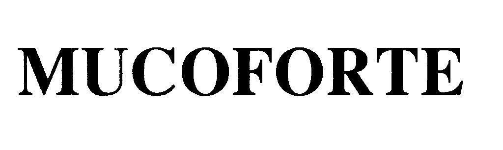 Mẫu nhãn hiệu MUCOFORTE