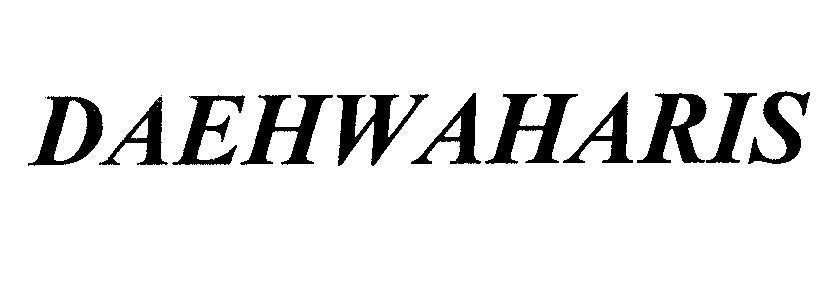 Mẫu nhãn hiệu DAEHWAHARIS