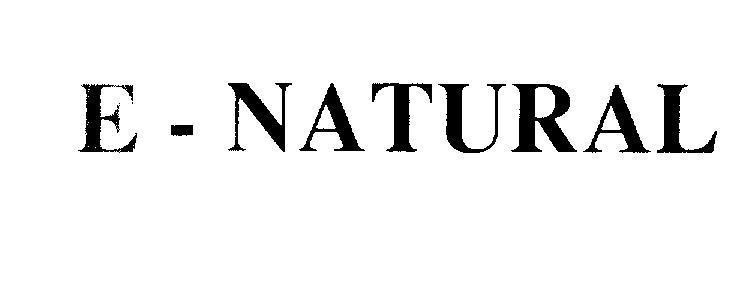 Mẫu nhãn hiệu E - NATURAL