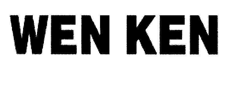 Mẫu nhãn hiệu WEN KEN