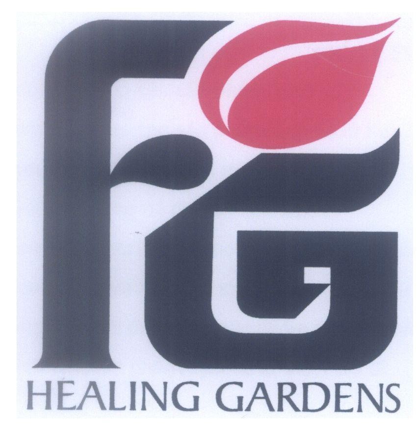 Mẫu nhãn hiệu HG HEALING GARDENS
