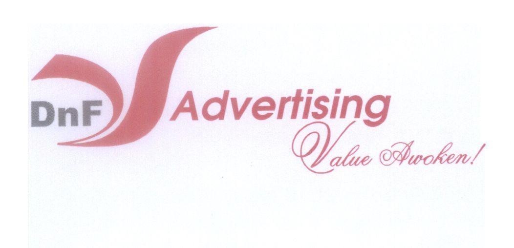 Mẫu nhãn hiệu DnF Advertising Value Awoken