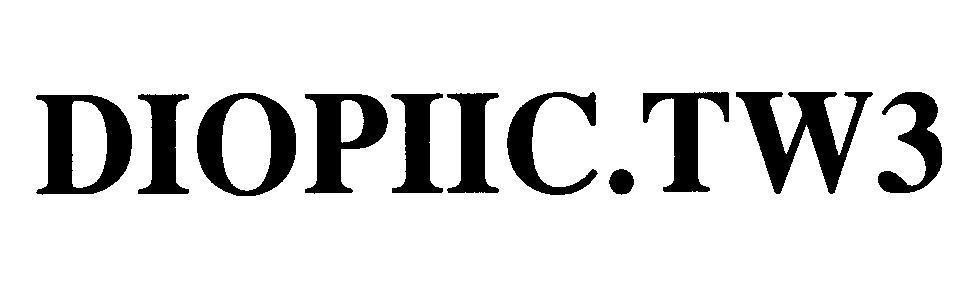 Mẫu nhãn hiệu DIOPIIC.TW3
