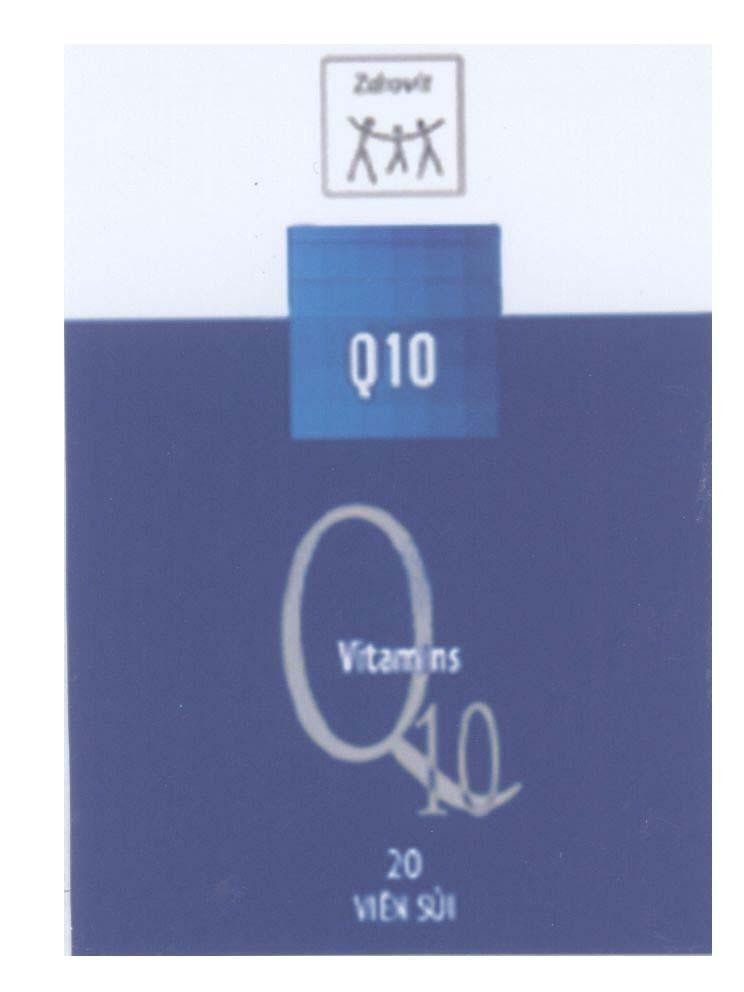 Mẫu nhãn hiệu Zdrovit Q10 Vitamins 20 viên sủi