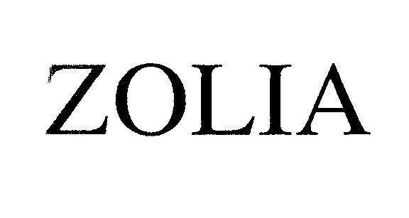Mẫu nhãn hiệu ZOLIA