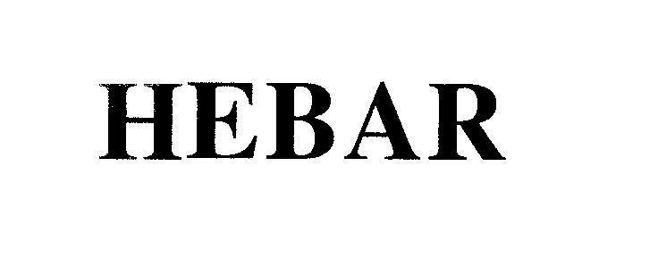 Mẫu nhãn hiệu HEBAR