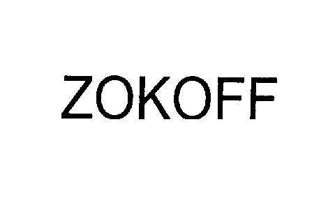 Mẫu nhãn hiệu ZOKOFF