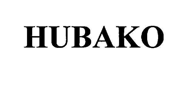 Mẫu nhãn hiệu HUBAKO
