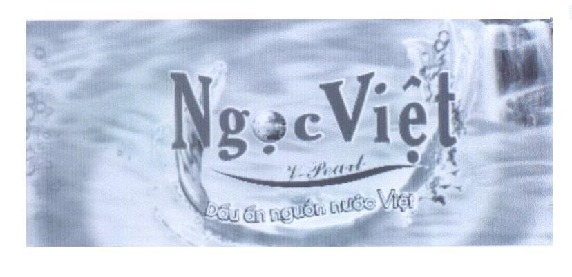 Mẫu nhãn hiệu Ngọc Việt V - pearl Dấu ấn nguồn nước Việt