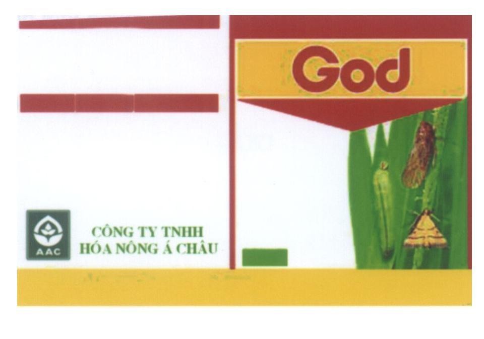 Mẫu nhãn hiệu AAC Công ty TNHH hoá nông á Châu God