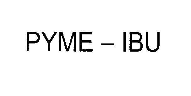 Mẫu nhãn hiệu PYME - IBU