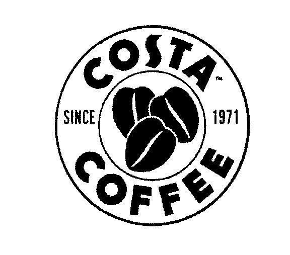 Mẫu nhãn hiệu COSTA COFFEE SINCE 1971