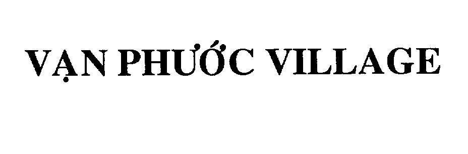 Mẫu nhãn hiệu Vạn Phước VILLAGE