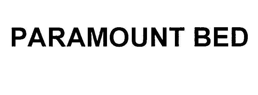Mẫu nhãn hiệu PARAMOUNT BED