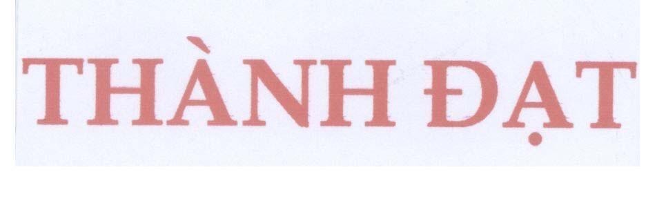 Mẫu nhãn hiệu Thành Đạt