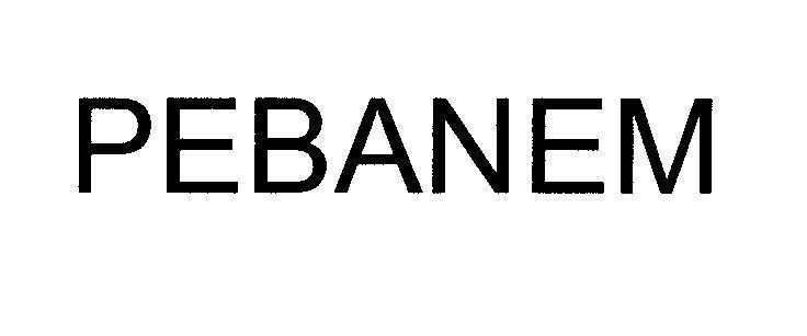 Mẫu nhãn hiệu PEBANEM