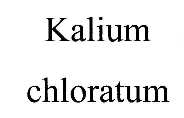Mẫu nhãn hiệu Kalium chloratum