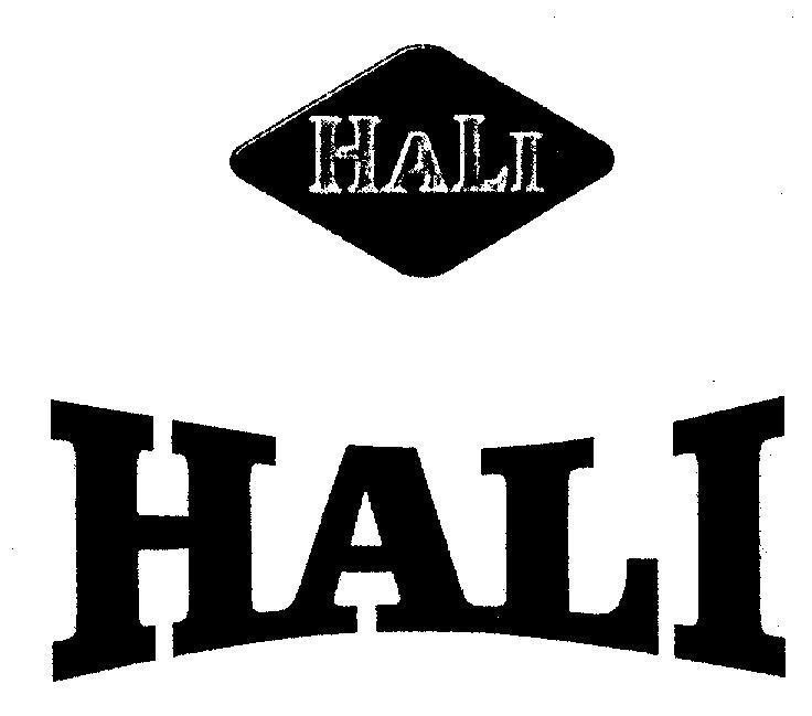 Mẫu nhãn hiệu HALI