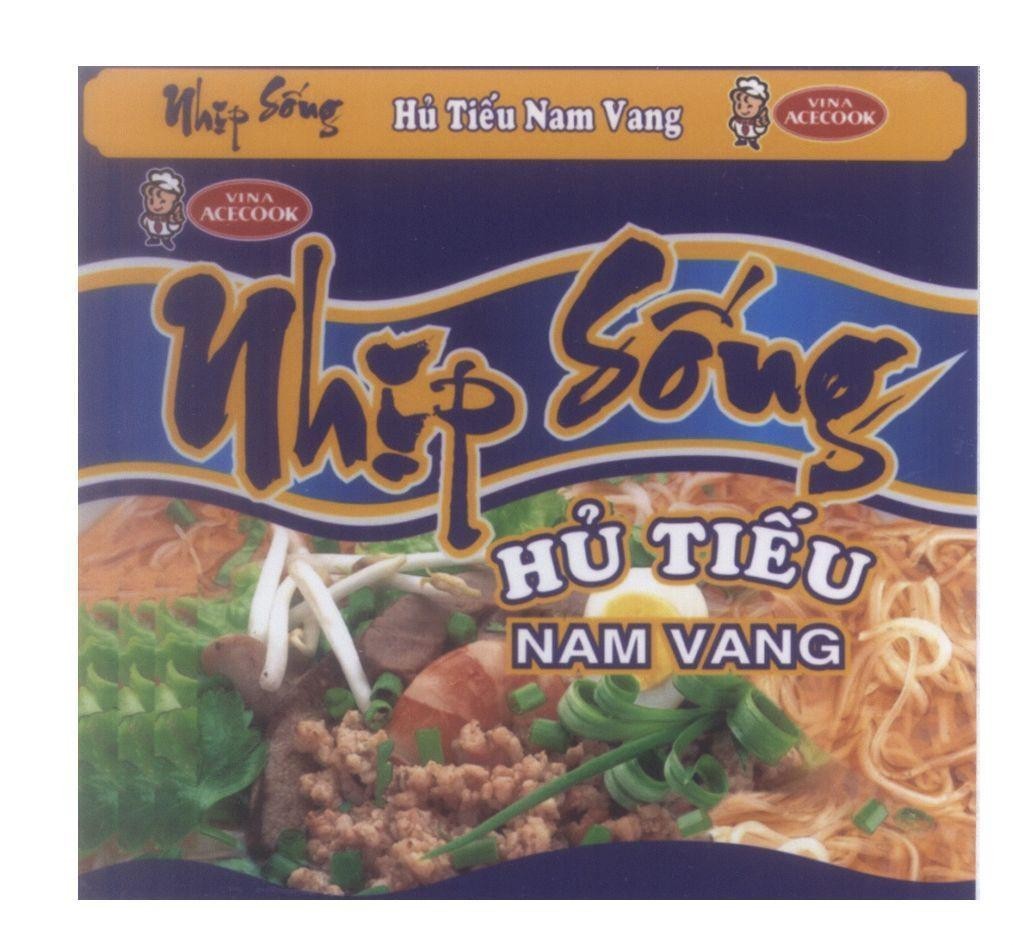Mẫu nhãn hiệu Nhịp Sống Hủ Tiếu NAM VANG VINA ACECOOK