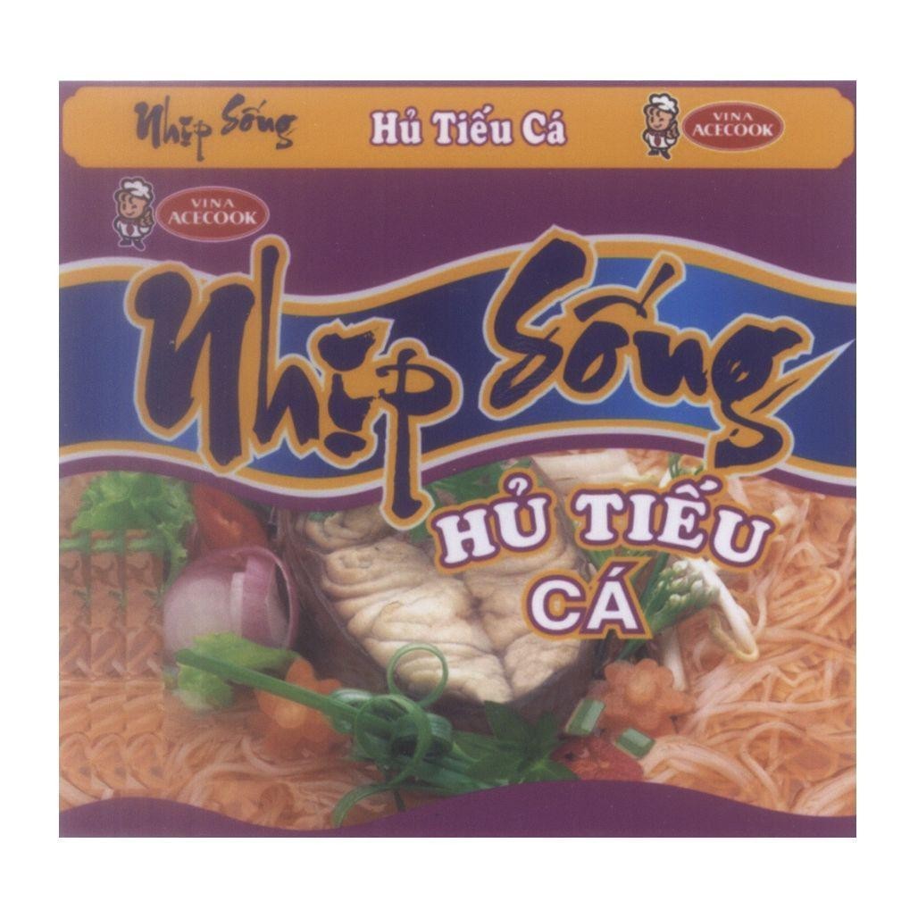 Mẫu nhãn hiệu Nhịp Sống Hủ Tiếu Cá VINA ACECOOK
