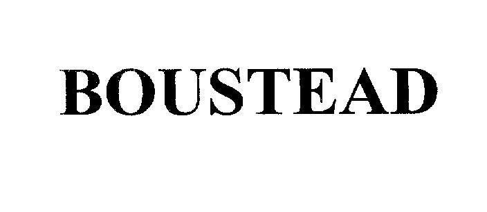 Mẫu nhãn hiệu BOUSTEAD