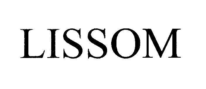 Mẫu nhãn hiệu LISSOM