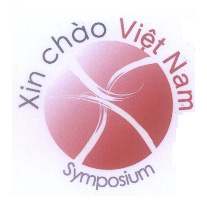 Mẫu nhãn hiệu X Xin chào Việt Nam Symposium