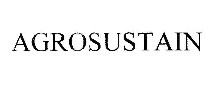 Mẫu nhãn hiệu AGROSUSTAIN