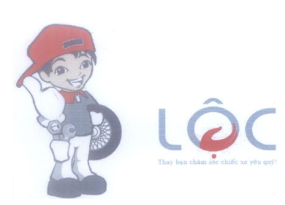Mẫu nhãn hiệu Lộc Thay bạn chăm sóc chiếc xe yêu quý !