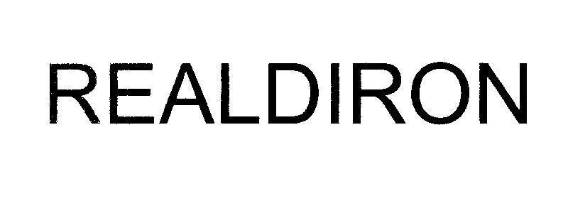 Mẫu nhãn hiệu REALDIRON