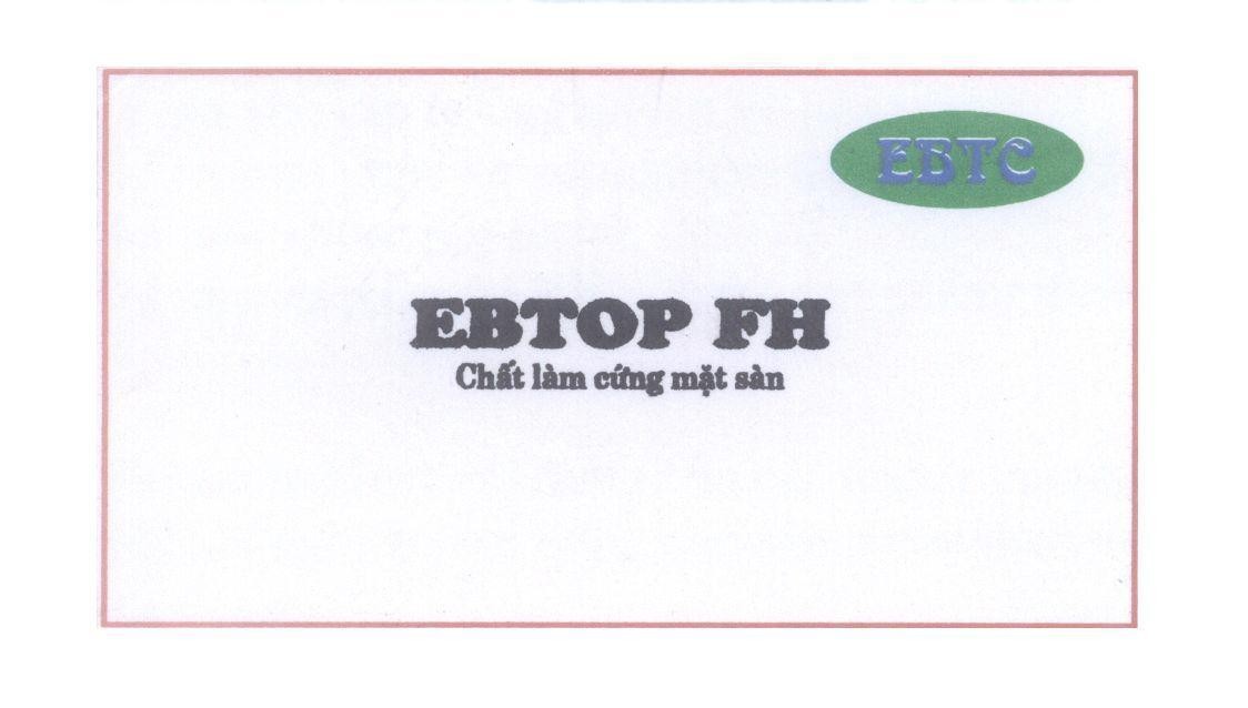 Mẫu nhãn hiệu EBTOP FH Chất làm cứng mặt sàn EBTC