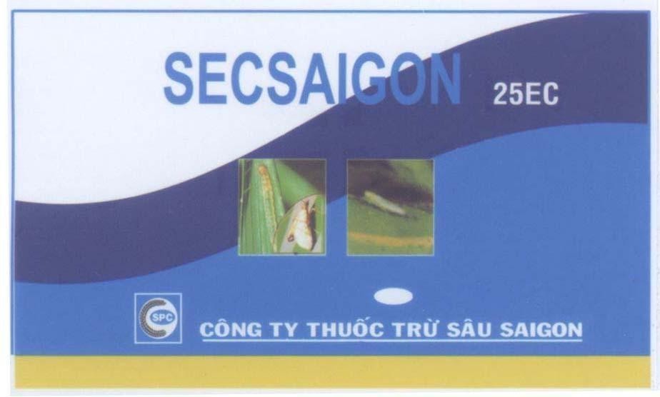 Mẫu nhãn hiệu SECSAIGON SPC Công ty thuốc trừ sâu SAIGON 25EC