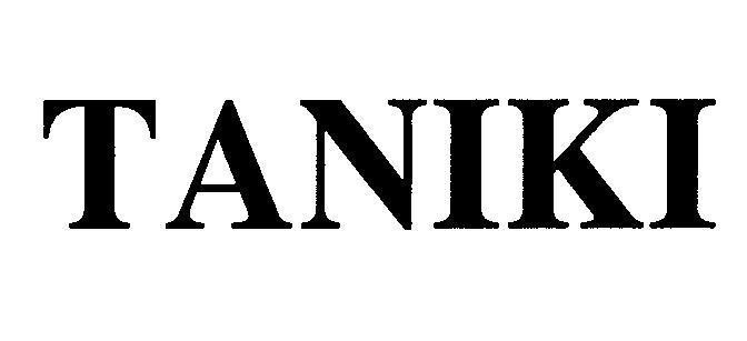 Mẫu nhãn hiệu TANIKI