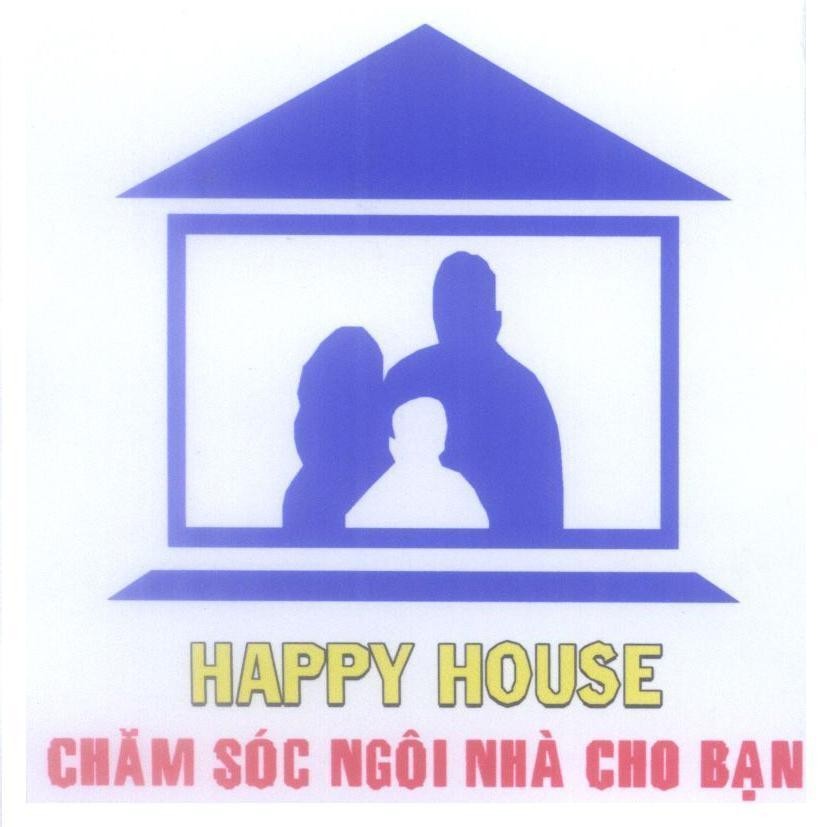 Mẫu nhãn hiệu HAPPY HOUSE Chăm sóc ngôi nhà cho bạn
