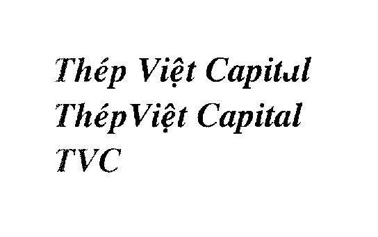 Mẫu nhãn hiệu Thép Việt Capital TVC