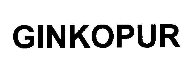 Mẫu nhãn hiệu GINKOPUR