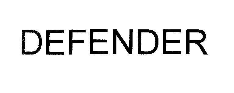 Mẫu nhãn hiệu DEFENDER