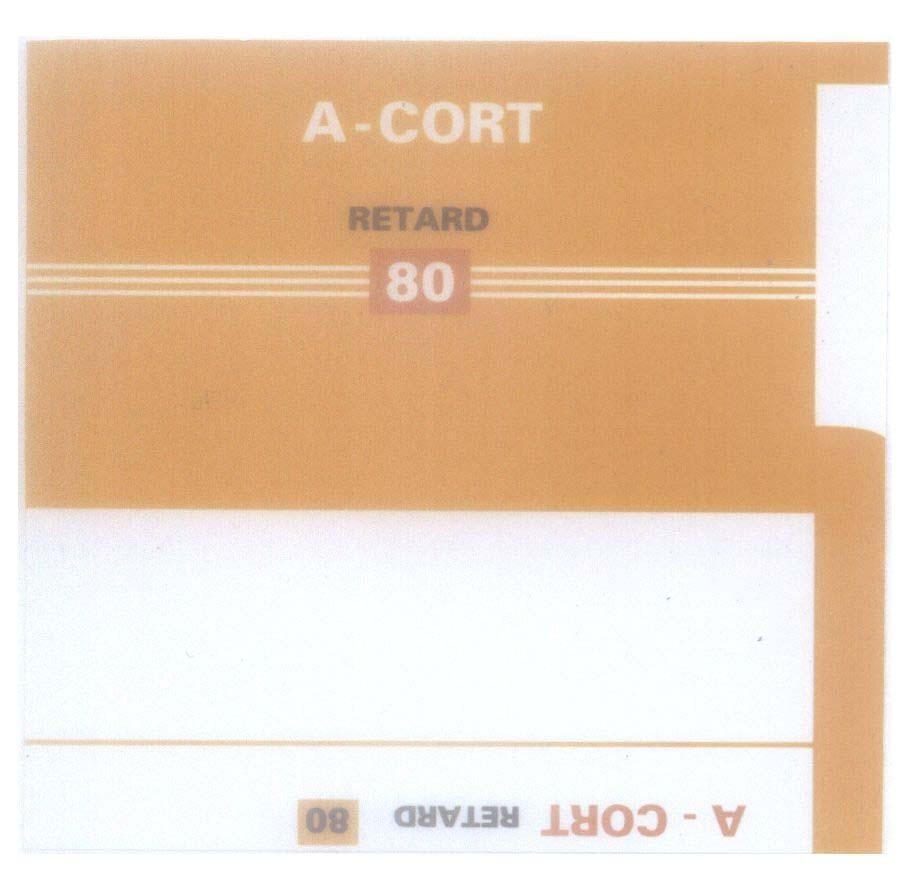 Mẫu nhãn hiệu A-CORT RETARD 80