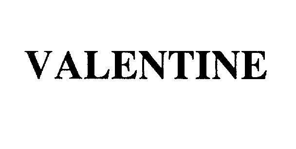 Mẫu nhãn hiệu VALENTINE
