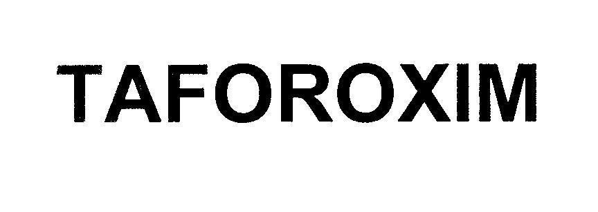 Mẫu nhãn hiệu TAFOROXIM