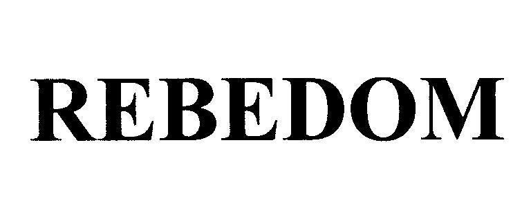 Mẫu nhãn hiệu REBEDOM
