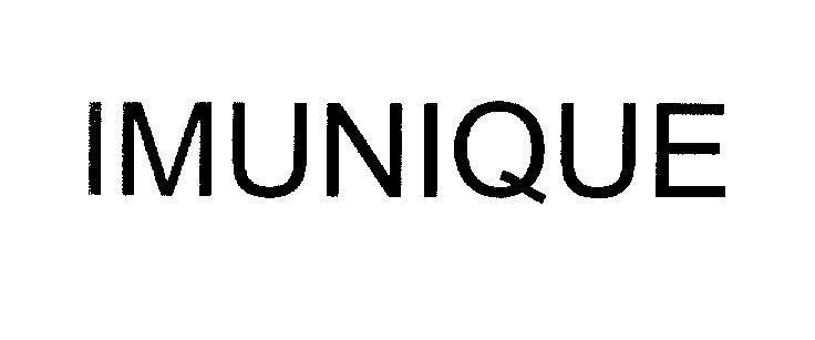 Mẫu nhãn hiệu IMUNIQUE