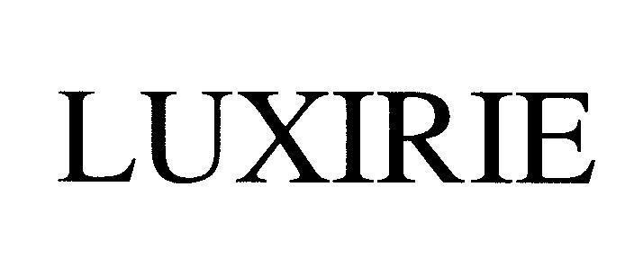 Mẫu nhãn hiệu LUXIRIE