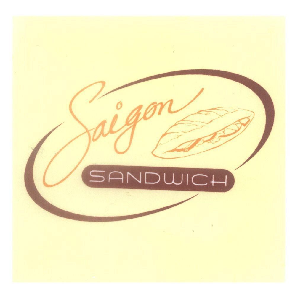 Mẫu nhãn hiệu Saigon SANDWICH