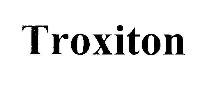 Mẫu nhãn hiệu Troxiton