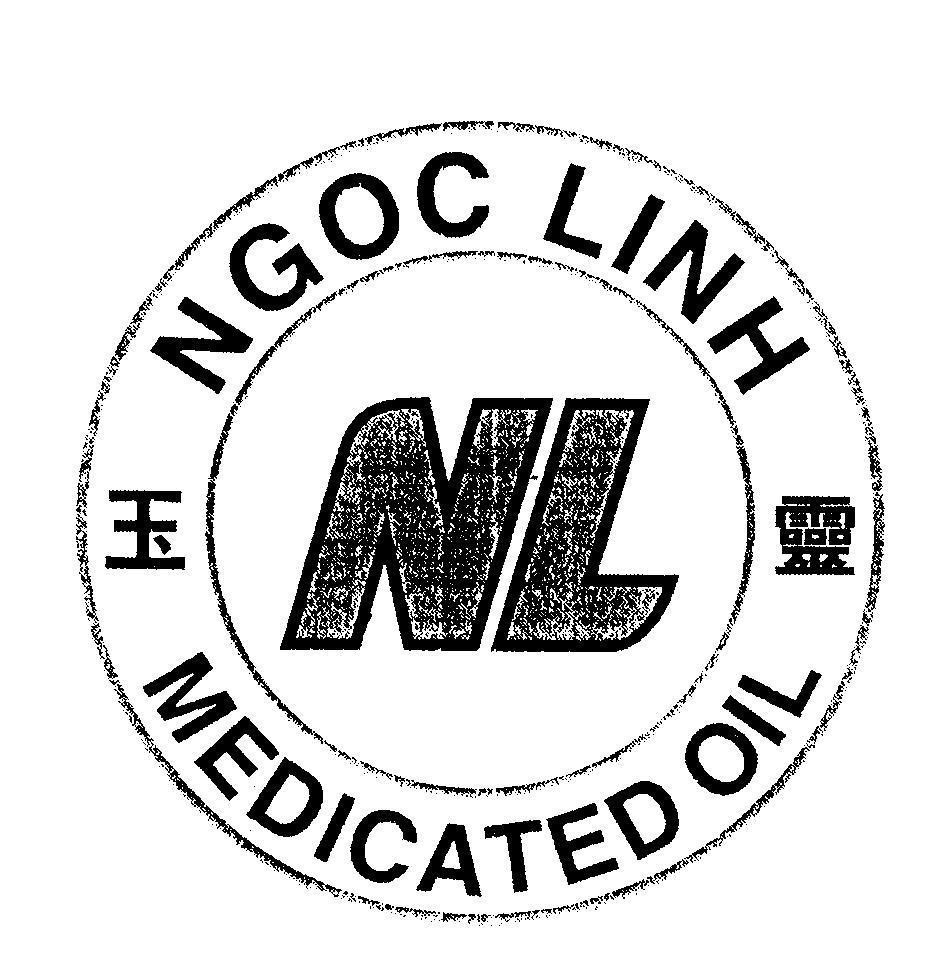 Mẫu nhãn hiệu NL NGOC LINH MEDICATED OIL [ỳu líng: ngọc linh]