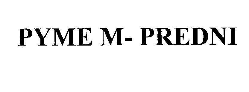 Mẫu nhãn hiệu PYME M- PREDNI